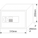 RS20.LCD elektronický trezor