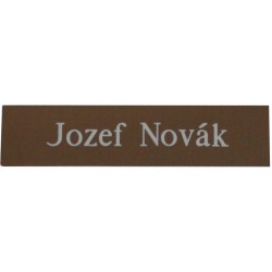Menovka na dvere bronz / R