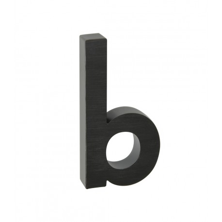 Písmeno " b " 3D čierne