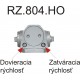 RZ804 HO zatvárač 