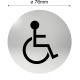 Označenie dverí samolepiace - pre invalidov ONINWK