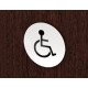 Označenie dverí samolepiace - pre invalidov ONINWK