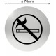 Označenie dverí samolepiace - zákaz fajčenia ONPAPK
